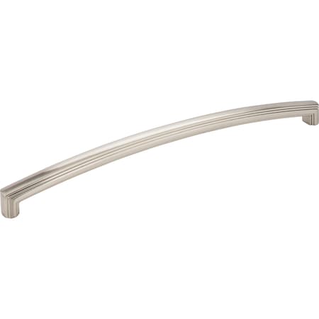 Jeffrey Alexander 12" Center-to-Center Satin Nickel Delgado Appliance Handle 519-12SN